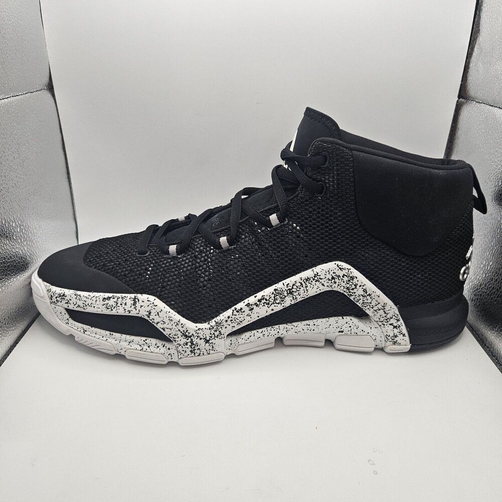 Adidas CrazyQuick Black And White Basketball Shoe 18 US Mens "DEV‎ SAMPLE" RARE